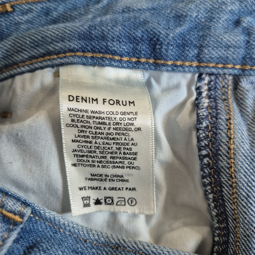 Denim Forum Aritzia The 90's Millie Loose Hi-Rise Cargo Jean Size 25 - Picture 6 of 13